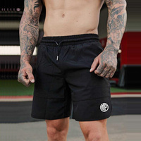 Fitness Shark letnie spodenki do biegania mężczyźni Patchwork bieganie na trening sportowy spodenki szybkie suche trening siłownia sportowe szorty 4